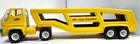 1970's Vintage Original Tonka 27" Car Carrier / Auto Hauler Pressed Steel, Clean