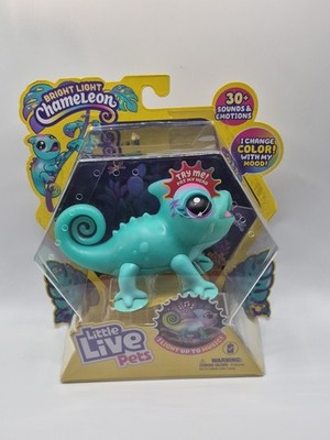 Little Live Pets Bright Light Chameleon Sunny Interactive Toy w/ Light & Music