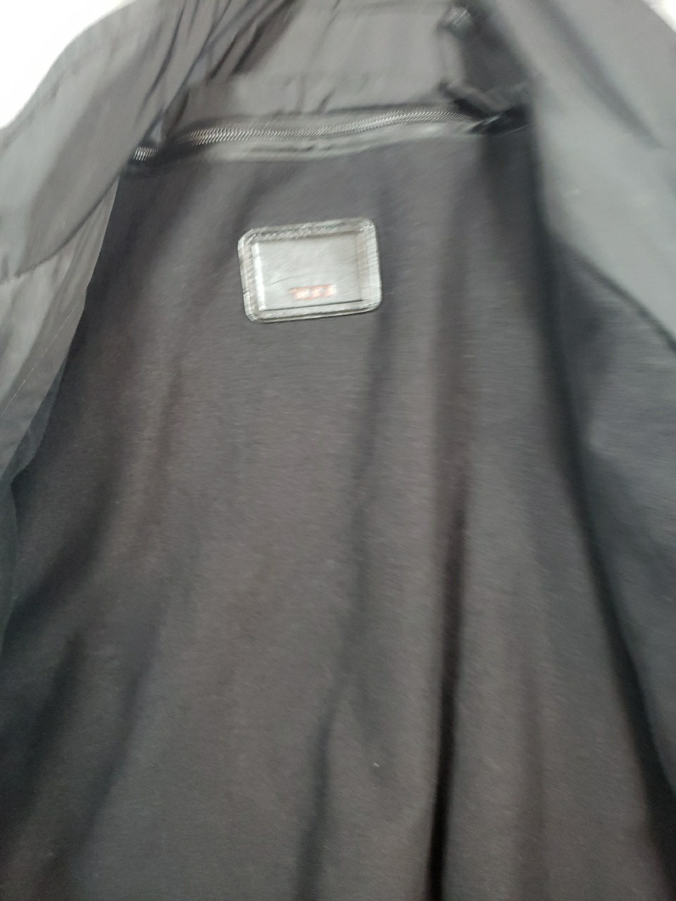 Tumi Rain Jacket Black Removable Lining Rain Coat… - image 6