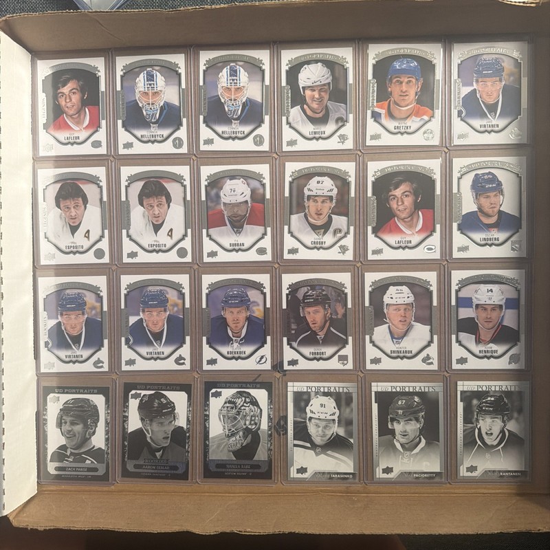 Lot Of 2013-19 Upper Deck Hockey UD Portraits Legends, Rookies, 259 Total Cards