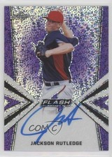 2019 Leaf Flash Purple 20/25 Jackson Rutledge #BA-JR2 Auto 0x0k