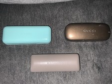 Lot of 3 Designer Glasses Cases - Tiffany, Gu...