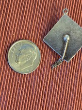 Graduation Sterling silver charm .925 Graduation Charm Hat Graduation Gift MAY