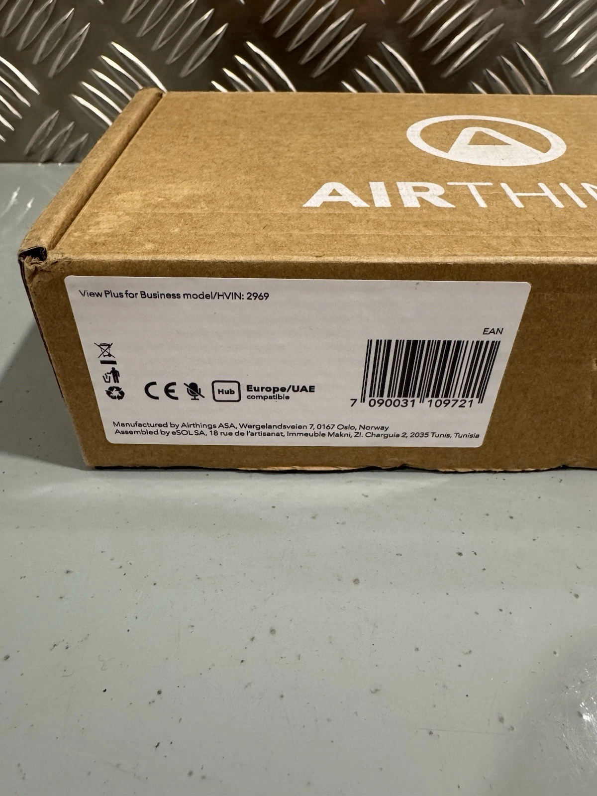 Airthings 2969 View Plus For BUSINESS Account Air Quality Monitor - Brand New 3