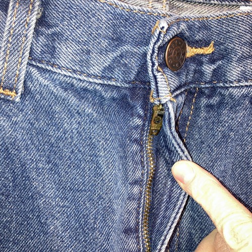Faded Glory Relaxed Straight Loose Jeans Mens 34x29 Blue 100% Cotton Denim - Picture 7 of 11