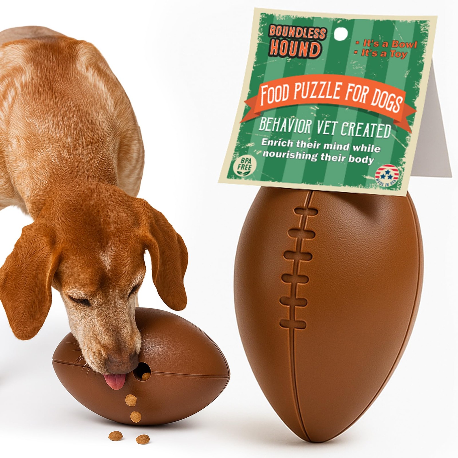Puzzle Feeder For Large Or Medium Dogs, Mentally Stimulating Enrichment ...