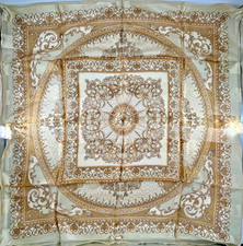 JAEGER Silk Scarf New Authentic