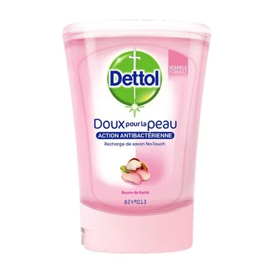 [3025665-5] DETTOL Lot de 5 Nos Touch recharge Beurre de Karité Flacon de 250 ml - Photo 1/3
