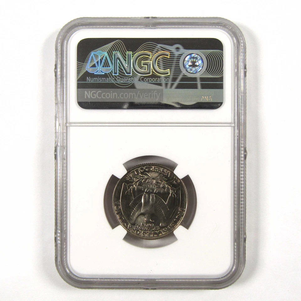 1980 D Washington Quarter MS 67 NGC Clad 25c Uncirculated SKU:I9538 - Image 2 of 4