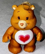 Vintage 1983 Kenner Care Bears Tenderheart Bear 3.5" Posable PVC Figure