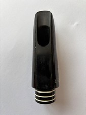 tenor sax mouthpiece , 10M Fan Robusto 10, hard rubber . 