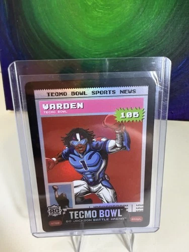 Bo Jackson Battle Arena Warden Brawl Red Tecmo News  N758