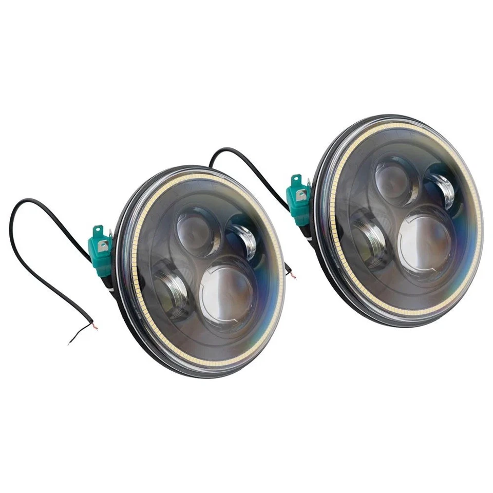 Черные фары прожектора Oracle для Chevy Chevelle/El Camino 71-72 7 дюймов... - Изображение 2 из 4