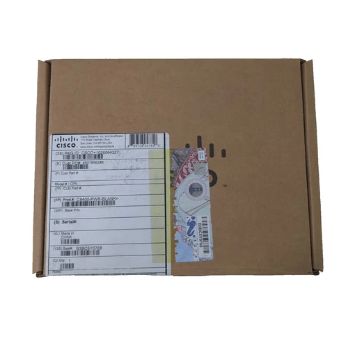 Cisco C9400-PWR-BLANK - Power Supply Slot Cover