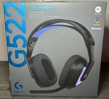 Logitech G522 LIGHTSPEED Wireless Blue Gaming Headset for PC Black  981-001491