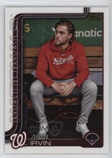 2025 Topps Series 1 Golden Mirror Image Variation Jake Irvin #197 7is