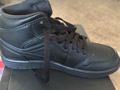 air jordan 1 mid black. Size 7 men/9 woman. Brand new in box, never worn