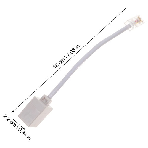 2 Pcs to Phone Adapter with Ethernet Extender - 第 10/10 張圖片