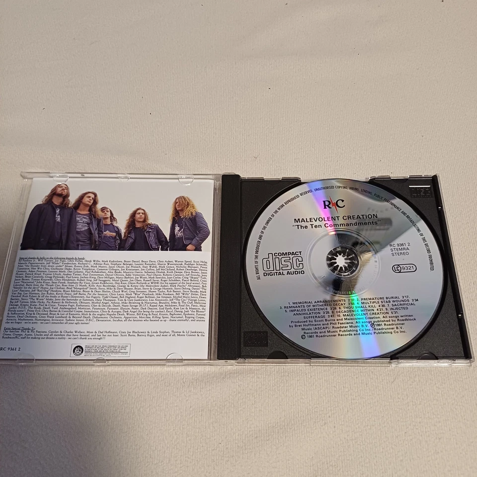 MALEVOLENT CREATION-The Ten Commandments CD Deicide,Vader,Cannibal Corpse,Death - Bild 2 von 4