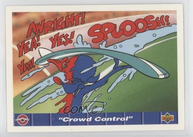 1992 Upper Deck Comic Ball IV Jerry Rice Daffy Duck Crowd Control #115 HOF 1g4