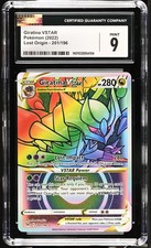 Giratina Vstar 201/196 Rainbow Rare Holo Lost Origin Pokemon CGC 9 Mint on eBay