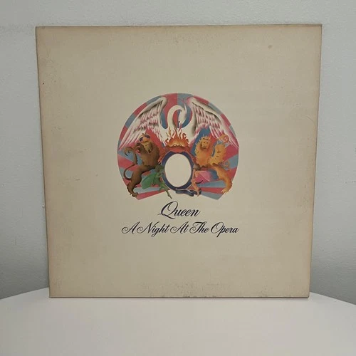 Vintage Queen A Night At The Opera 12" Black Vinyl LP 1975 Elektra Rock