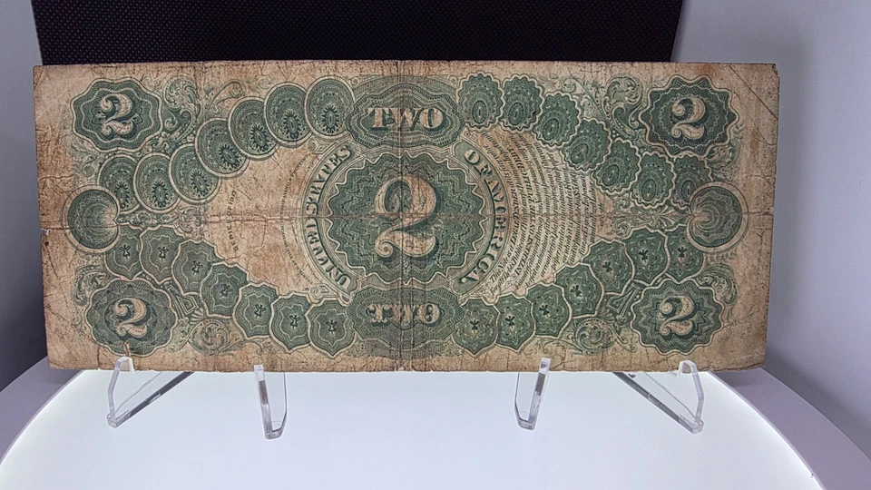 1917 Large Size Two Dollar $2 RED SEAL United States Legal Tender Note - Image 4 of 4