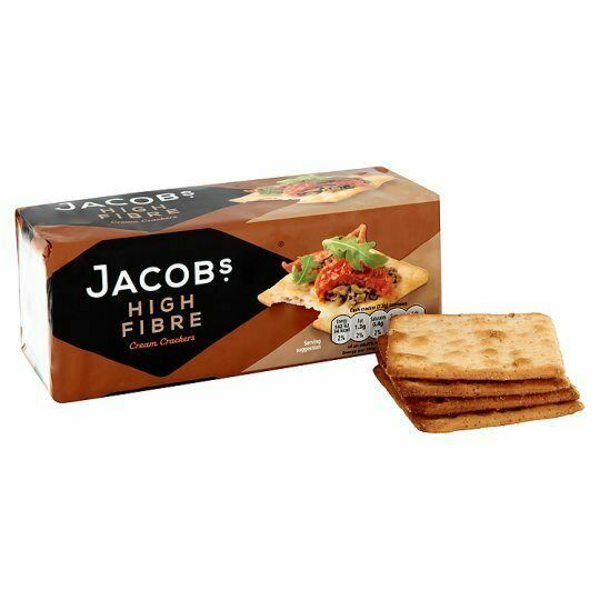 Jacob's Cream Crackers High Fibre 200g High Fibre Crackers for sale