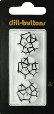Dill Buttons ~ (0097) - 11/16" - 3 ct
