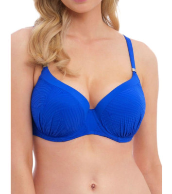 Fantasie Swim Ottawa Bikini Top Only Size 36F Padded Underwire Molded Pacific