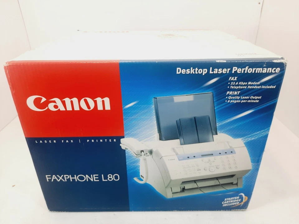 ■S■NEW SEALED■S■ Canon FaxPhone L80 All-In-One Laser Printer Fax & Copier - Image 3 of 4