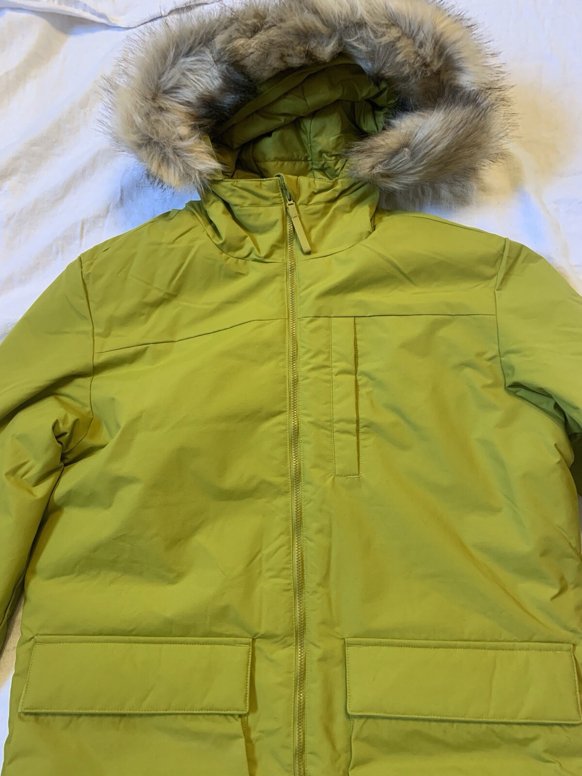 Adidas Men's Utilitas Hooded Parka - Olive Winter Jacket, Medium image 2
