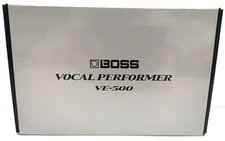 Boss VE-500 Vocal Performer Multi - Effect Vocal Pedal Harmony Silver Music