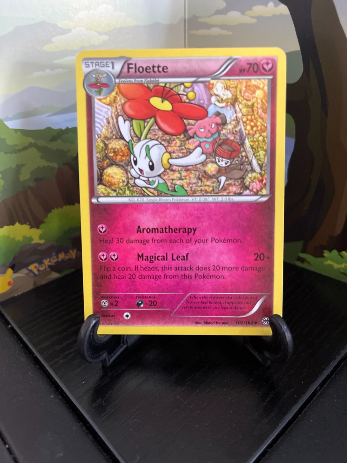 Floette 102/162 - Breakthrough - Uncommon - Pokemon Card TCG - LP