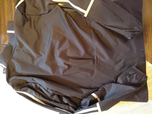 Nike Golf Womens Stretch Windbreaker M Black 627189 Reflective Pull-over new - Picture 7 of 7