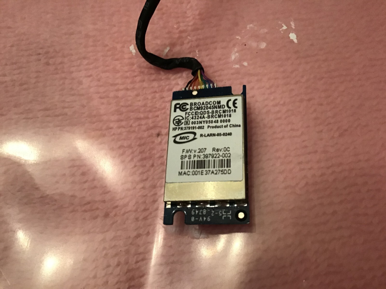 Bluetooth Board PCB Module & Cable Cable HP Compaq 6910P | eBay