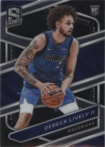 Dereck Lively II Autograph Card 44/50 Mavericks 2023-24 Panini 