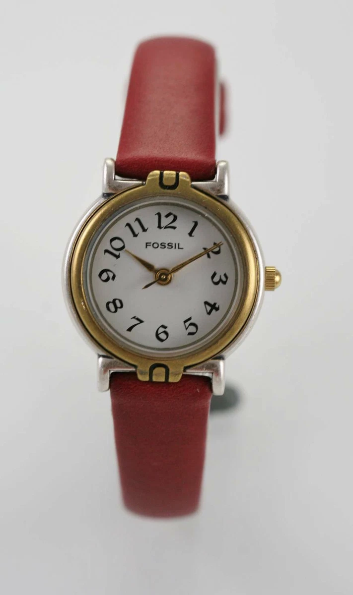 Fossil watch cheap maroon