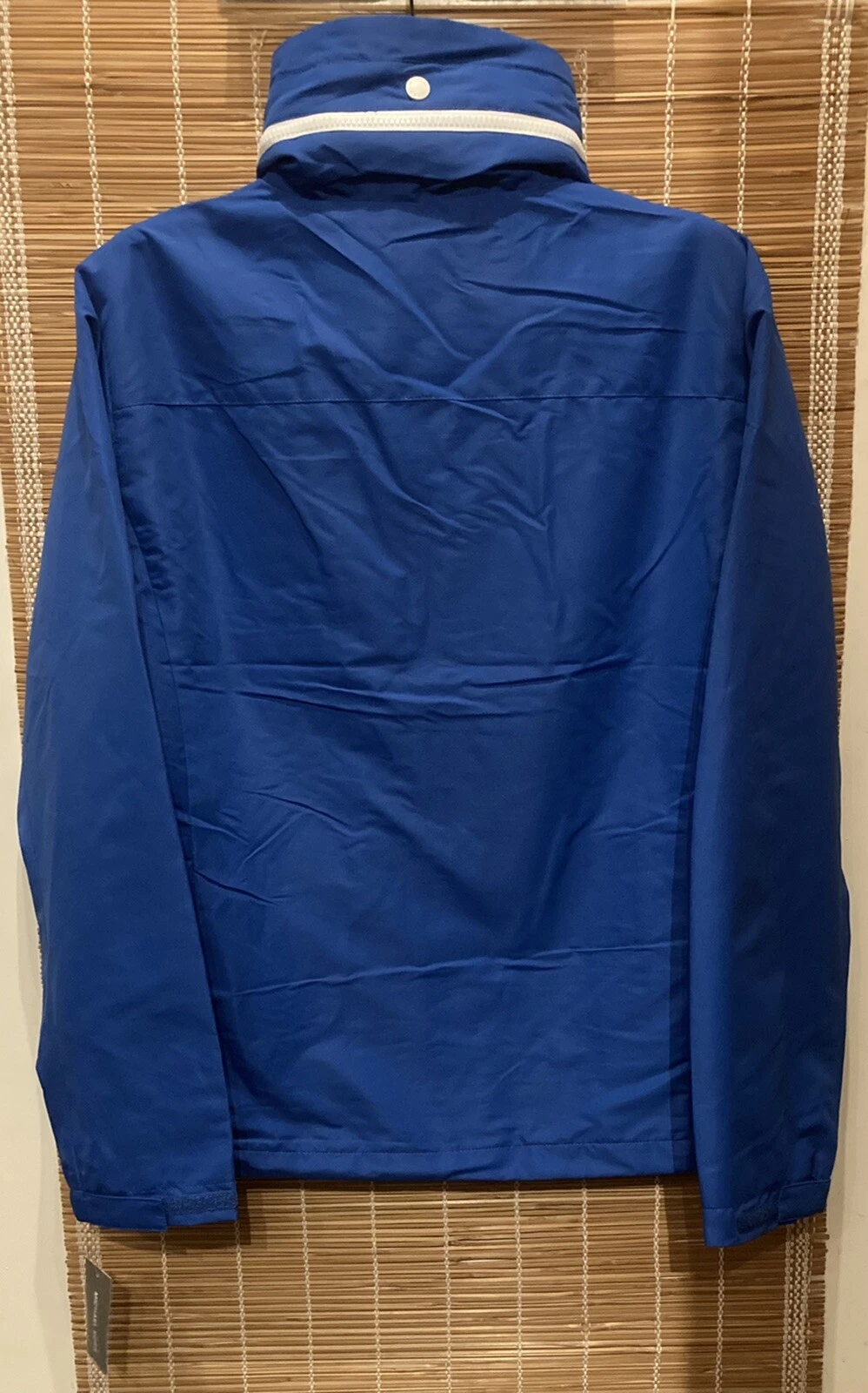 Giacca a vento Michael Kors Stowaway cappuccio traspirante blu M nuova prezzo consigliato £ 185 00