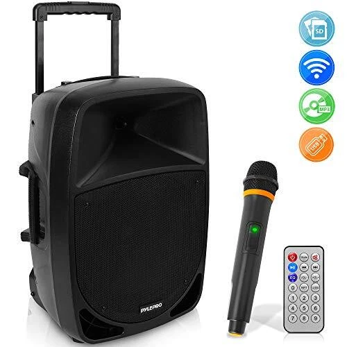 Technical pro puerto rican pride rechargeable wireless bluetooth speaker with mic sale
