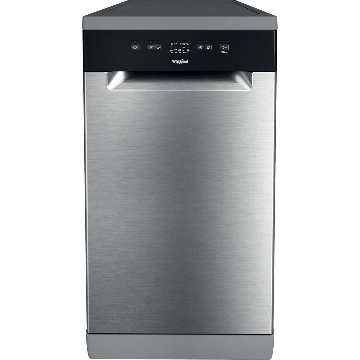 Whirlpool WF9E2B19XUK Dishwasher Slimline 45cm Place Stainless