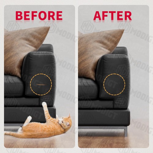 Self Adhesive PU-Leather Repair Patch First Aid Kit for Sofa Coffee 8"x12" x5pcs - Picture 6 of 16