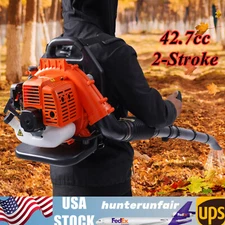 42.7cc 2-Stroke 1.25KW Gas Engine Dust Leaf Blower Gasoline Backpack Snow Blower