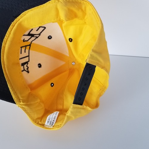 JEG'S Mütze Cap gelb schwarz High Performance Snapback OS verstellbar bestickt - Bild 5 von 8