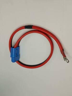 Winch Quick Dis-Connect Tow Haul Dump Cable Wire 4ft Blue 2Ga High Amp ...