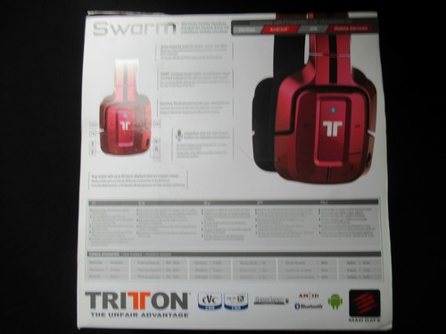 Mad Catz SWARM TRITTON Stereo Headset PS4/PC/MAC/MOBILE Wireless Built-in Mikro - Bild 2 von 4