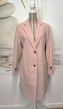 New Chadwicks Of Boston Women's Winter Coat Dusty/rose Wool Blend Size 14
