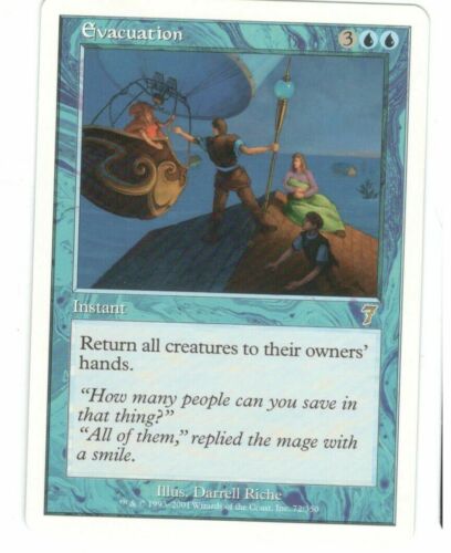 Evacuation - MTG Magic the Gathering - 7th - Picture 1 of 1