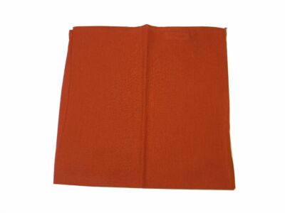 Foulard da collo arancio ruggine bandana made italy fazzoletto di qualita 