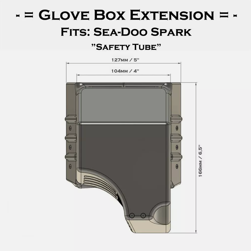 SeaDoo Spark Storage Box Upgrade (Fits 2014-2023 SeaDoo Spark